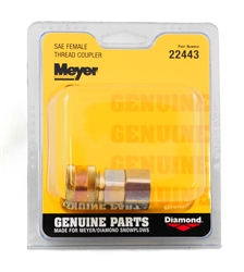 Meyer Snowplow SAE Female Thread Coupler 22443C