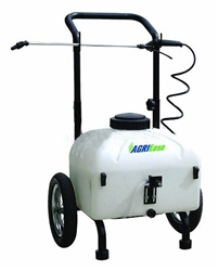 BE Agriease 9 Gallon Pull Sprayer with 12V Rechargeable Battery