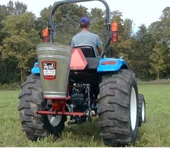 Herd Kasco I-92 Seeder/Spreader Broadcast Seeder/Spreader for Tractors, Pick-ups & ATV's