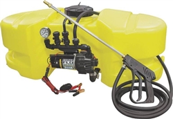 AG South Gold Scorpion Series 25 Gallon ATV Tow Behind Sprayer SC25-ATV-DX-TNS with Hi Flo Pump with 3.8 GPM